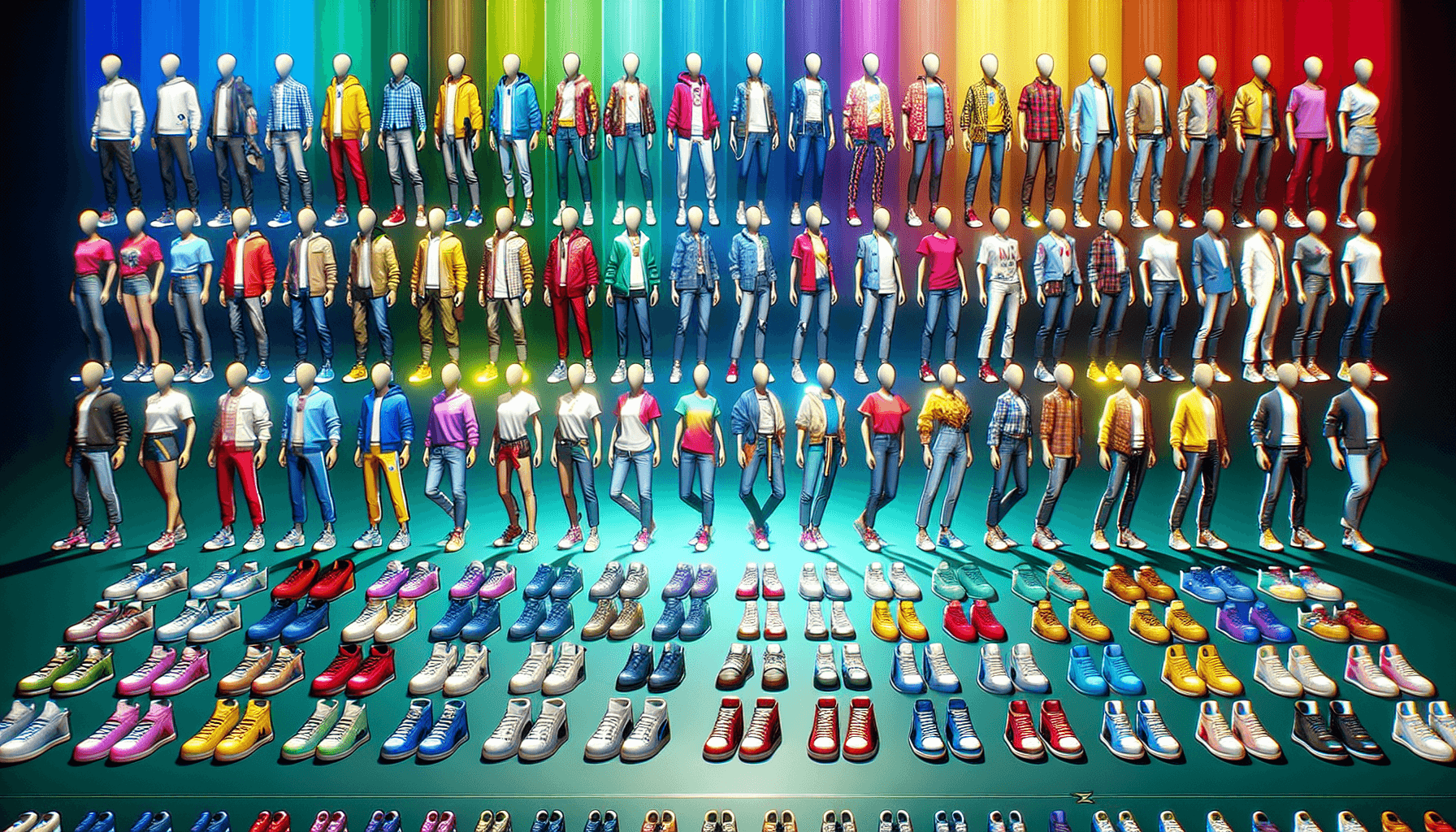 Character customization screen